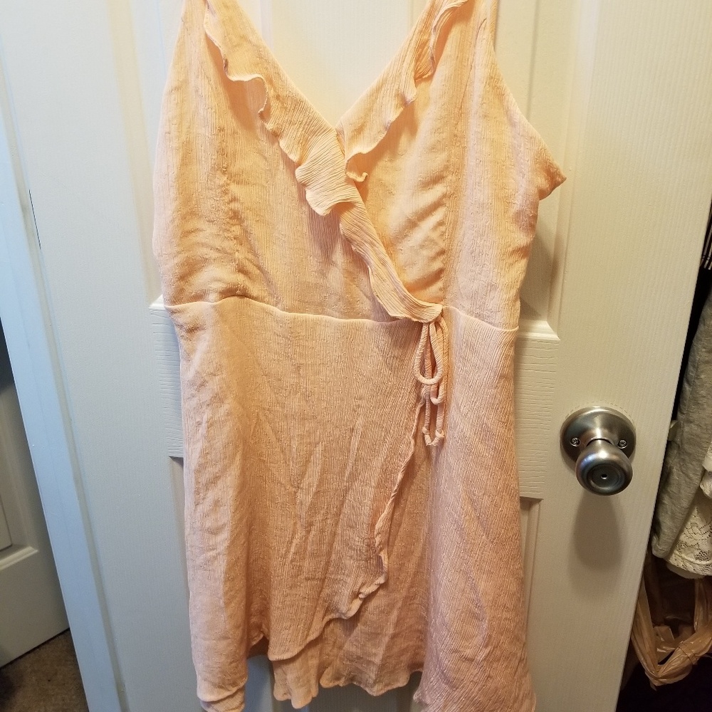 Peach dress